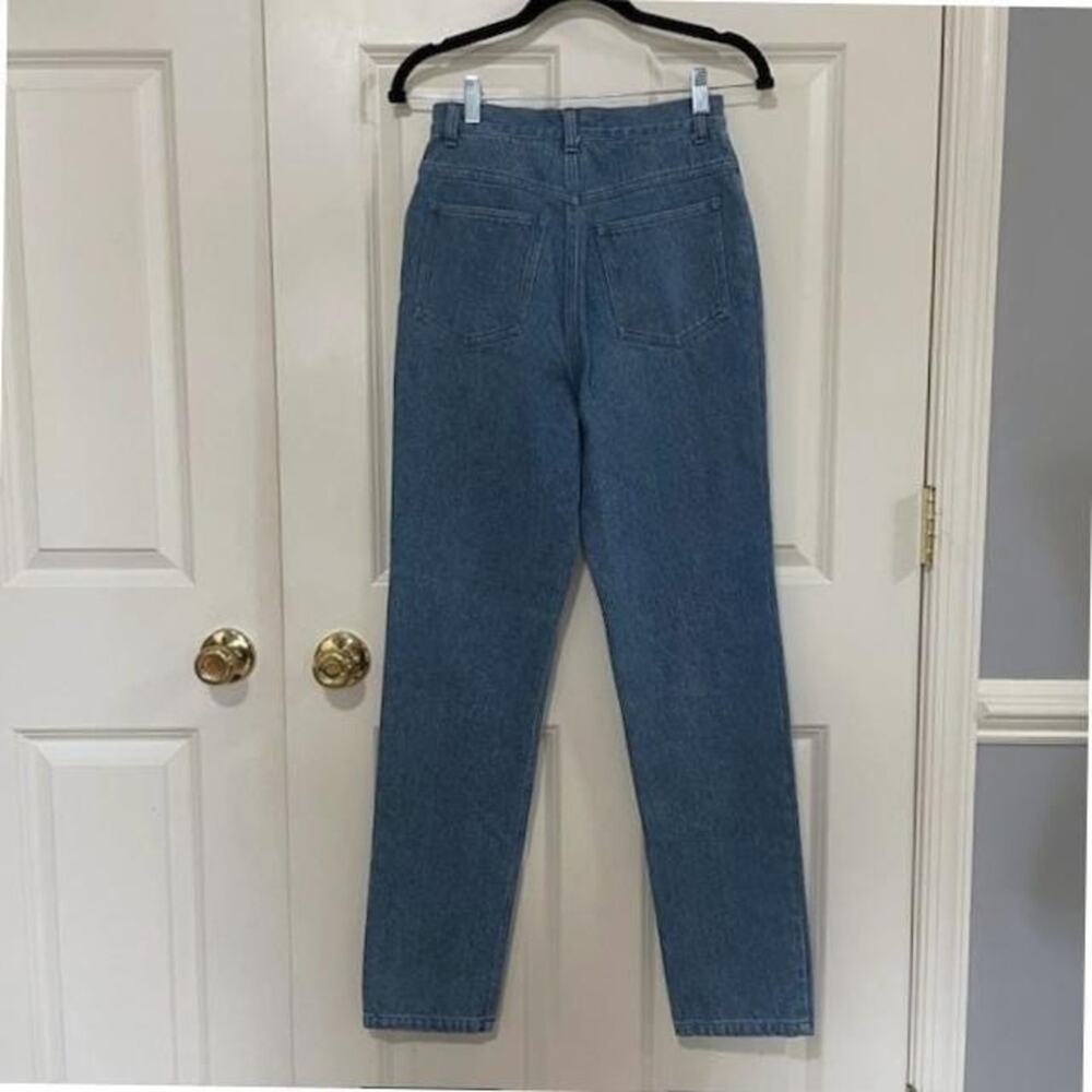 Dry Goods Company Jeans Woman Sz 6 Dog Embroidery High Rise Animal 90s Retro - Picture 3 of 9